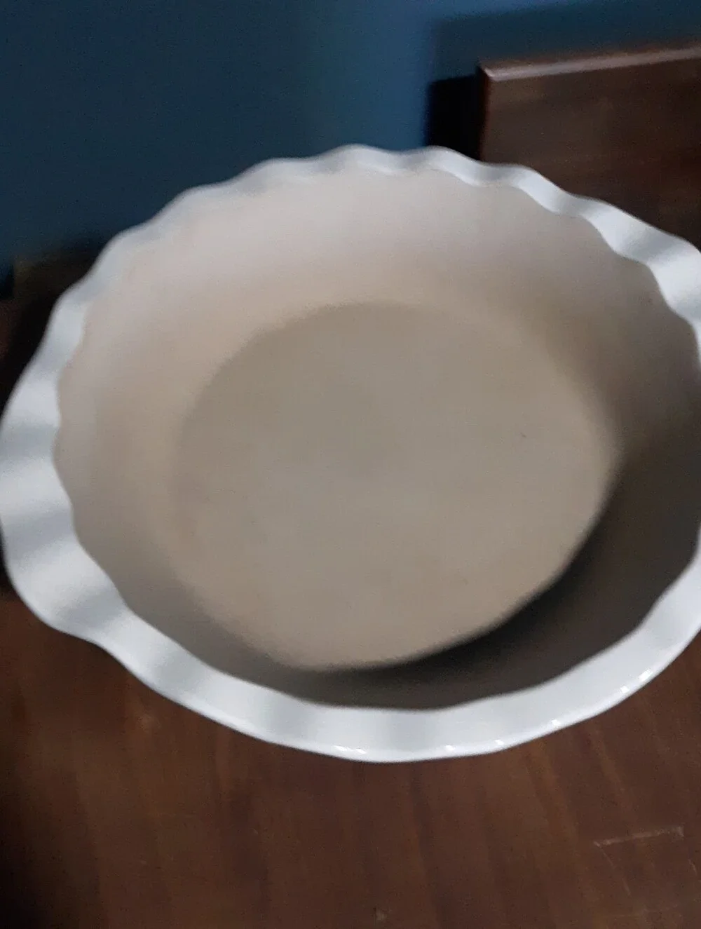 The Pampered Chef New Traditions Fluted Pie Plate Stoneware Bakeware